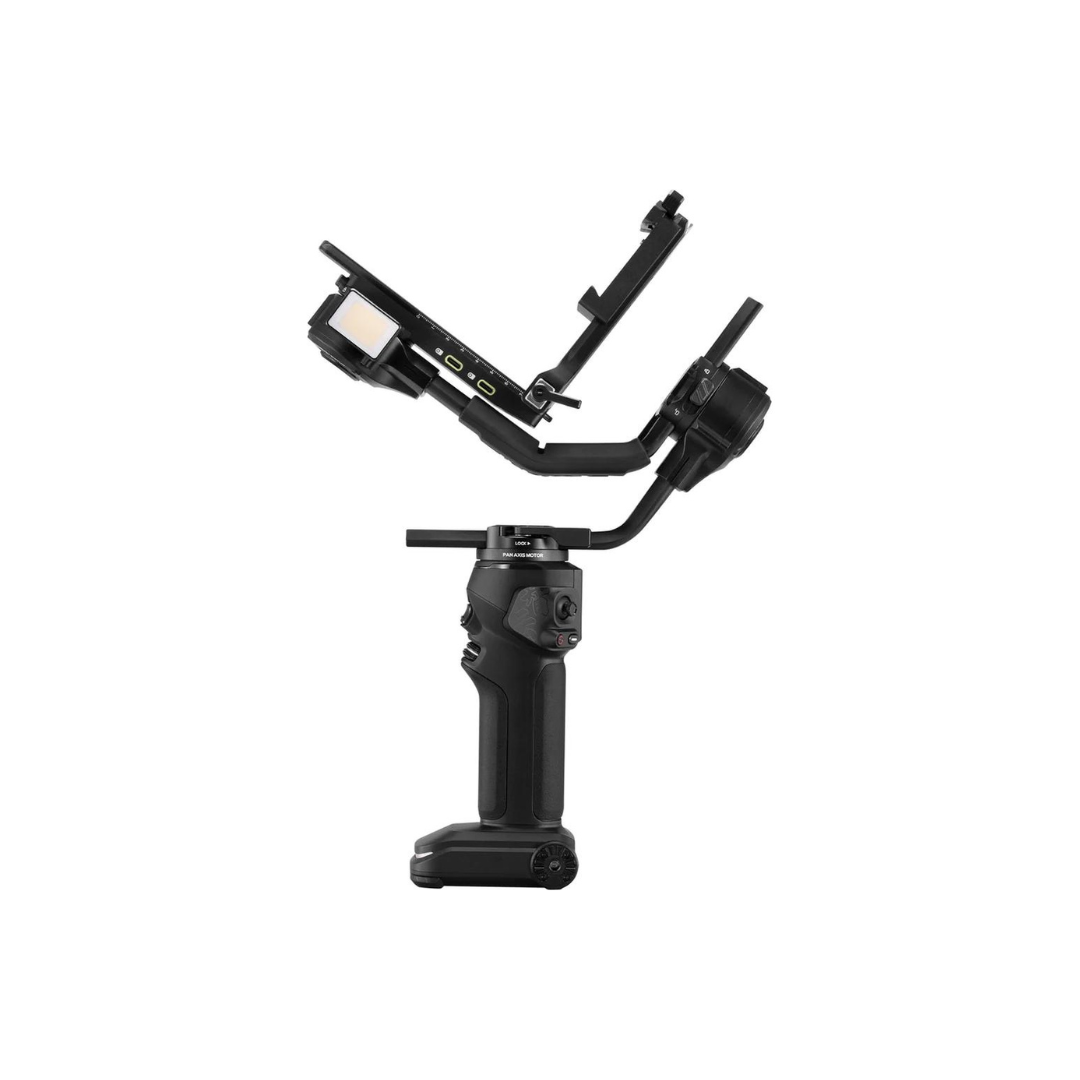 black stabilizer with handle and electronic components