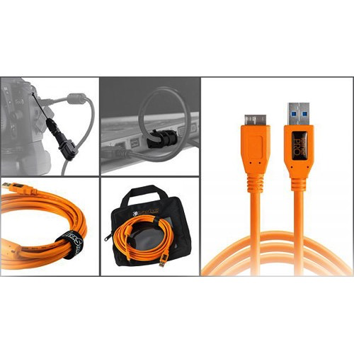 Tether Tools Starter Tethering Kit with USB 3.0 Micro-B Cable (Orange)