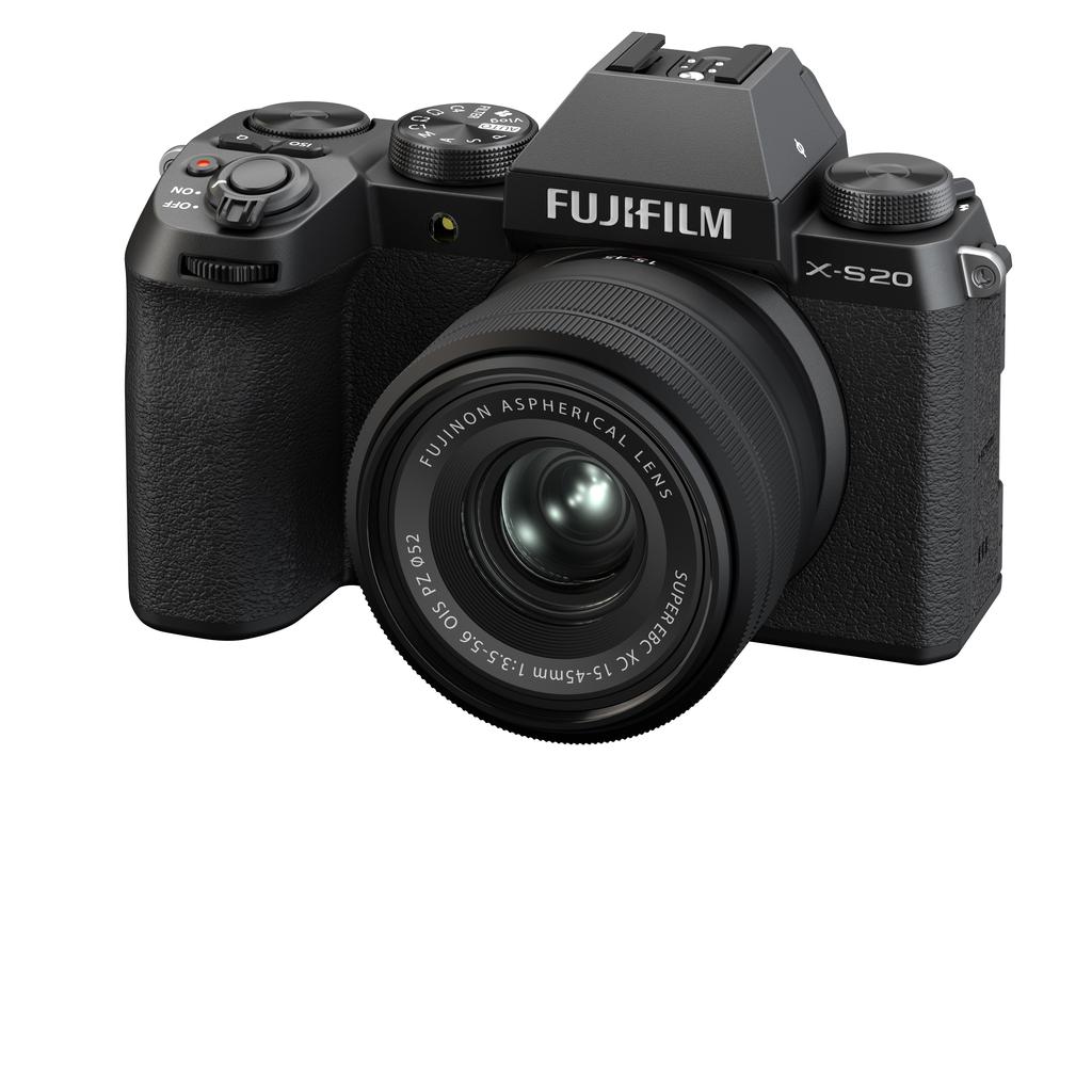 Shop Fujifilm X-S20 Mirrorless Digital Camera with XC15-45mmF3.5-5.6 OIS PZ Lens Kit (Black) by Fujifilm at B&C Camera