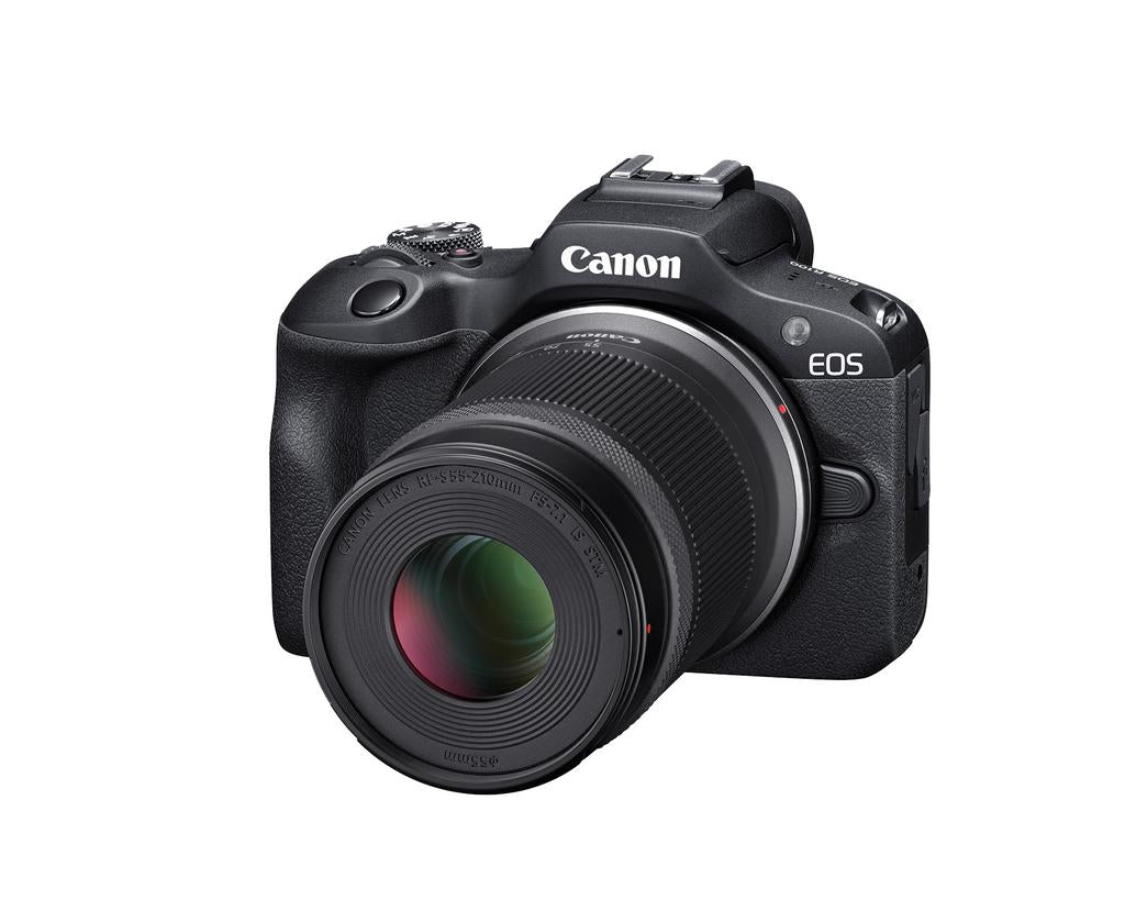 Shop Canon EOS R100 Mirrorless Camera with RF-S18-45mm F4.5-6.3 IS STM & RF-S55-210mm F5-7.1 IS STM Lens Kit by Canon at B&C Camera