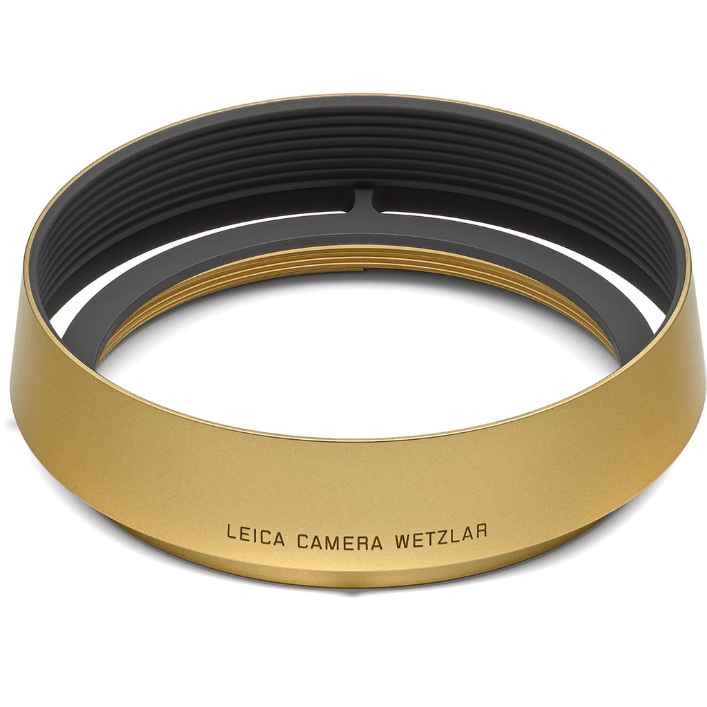 Shop Leica Round Lens Hood Q (Brass, Blasted Finish) by Leica at B&C Camera