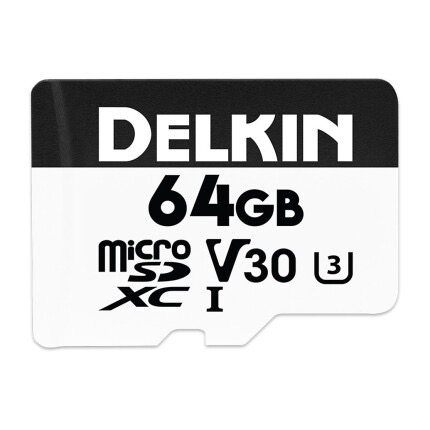 Shop Delkin Devices 64GB Hyperspeed UHS-I SDXC Memory Card with SD Adapter by Delkin at B&C Camera