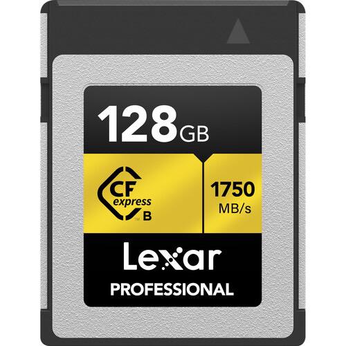 Lexar 128gb Professional CFexpress Type B Card GOLD Series