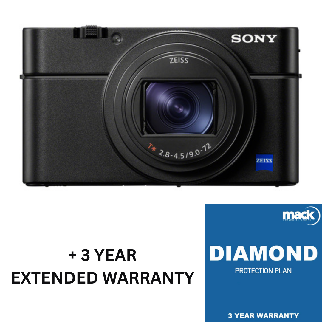 Sony Cyber-shot DSC-RX100 VII Digital Camera with Mack 3 Year Diamond Warranty