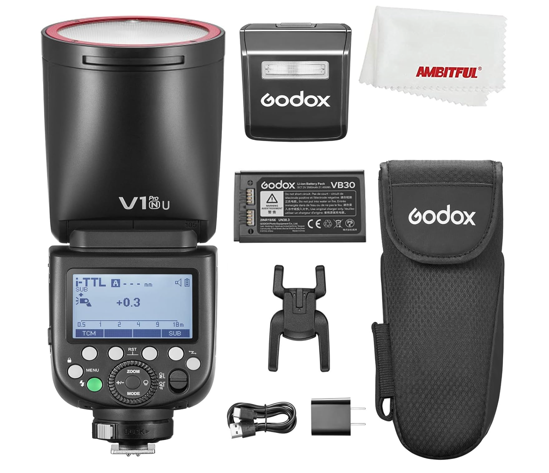 Shop Godox V1 Flash for Nikon (USA Version) by Godox at B&C Camera