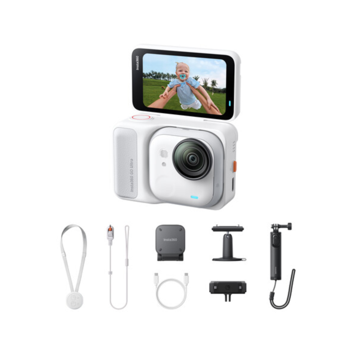 Insta360 GO Ultra Creator Bundle | Wearable Action Camera | B&C Camera