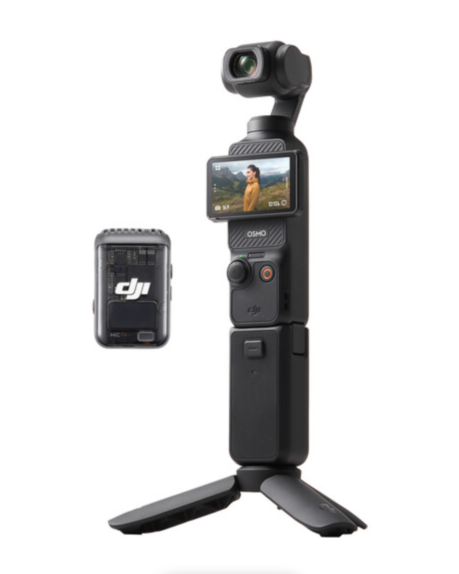 DJI Osmo Pocket 3 Creator Combo with Delkin Devices 32GB Advantage MicroSDHC UHS-I V30 660x U3