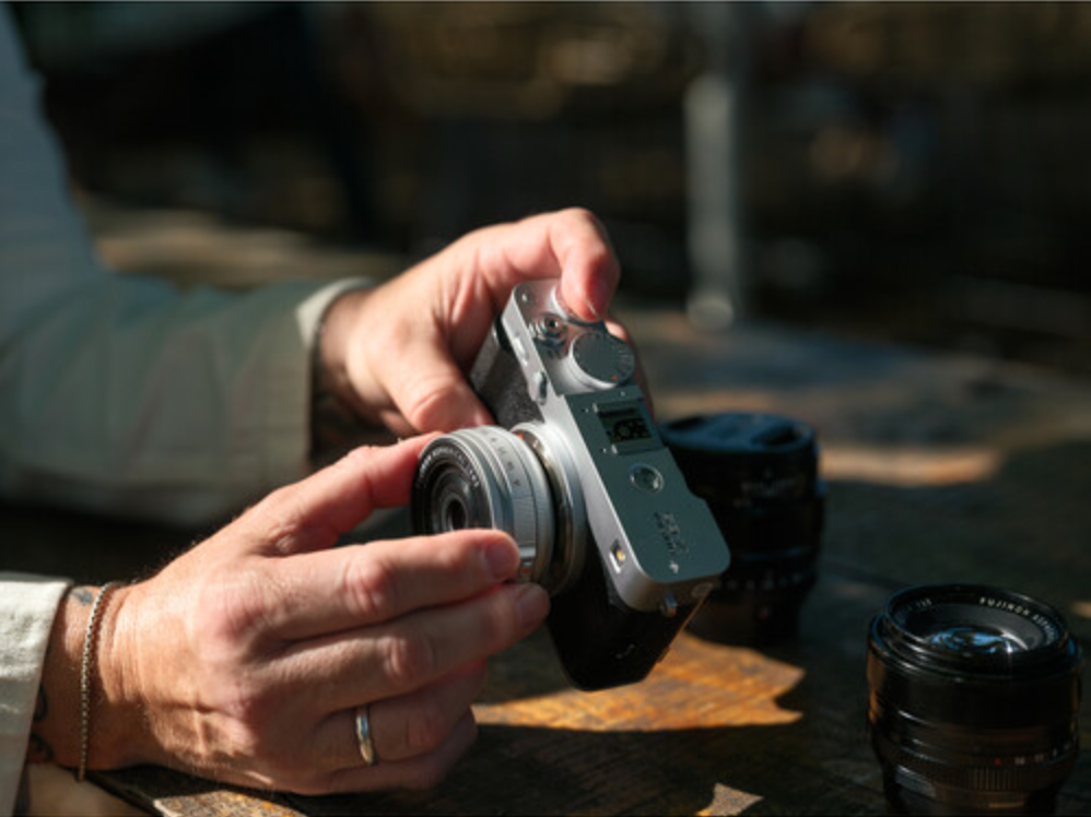 Shop FUJIFILM X-E5 Body with XF23mmF2.8 R WR Lens Kit (Silver) by Fujifilm at B&C Camera