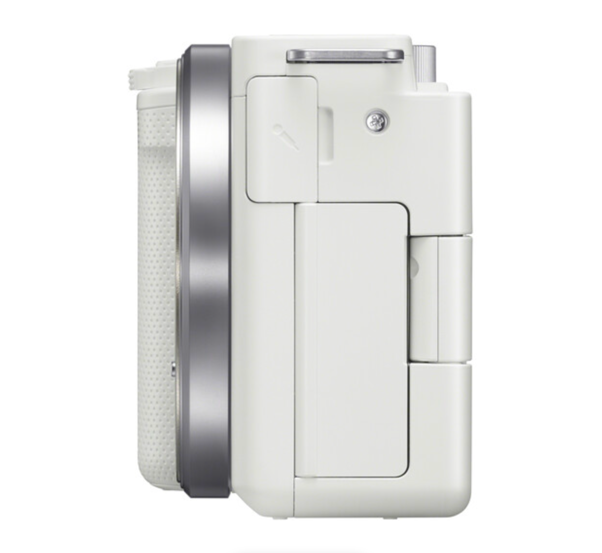 Sony ZV-E10 Mirrorless Camera with 16-50mm f/3.5-5.6 II Lens (White)