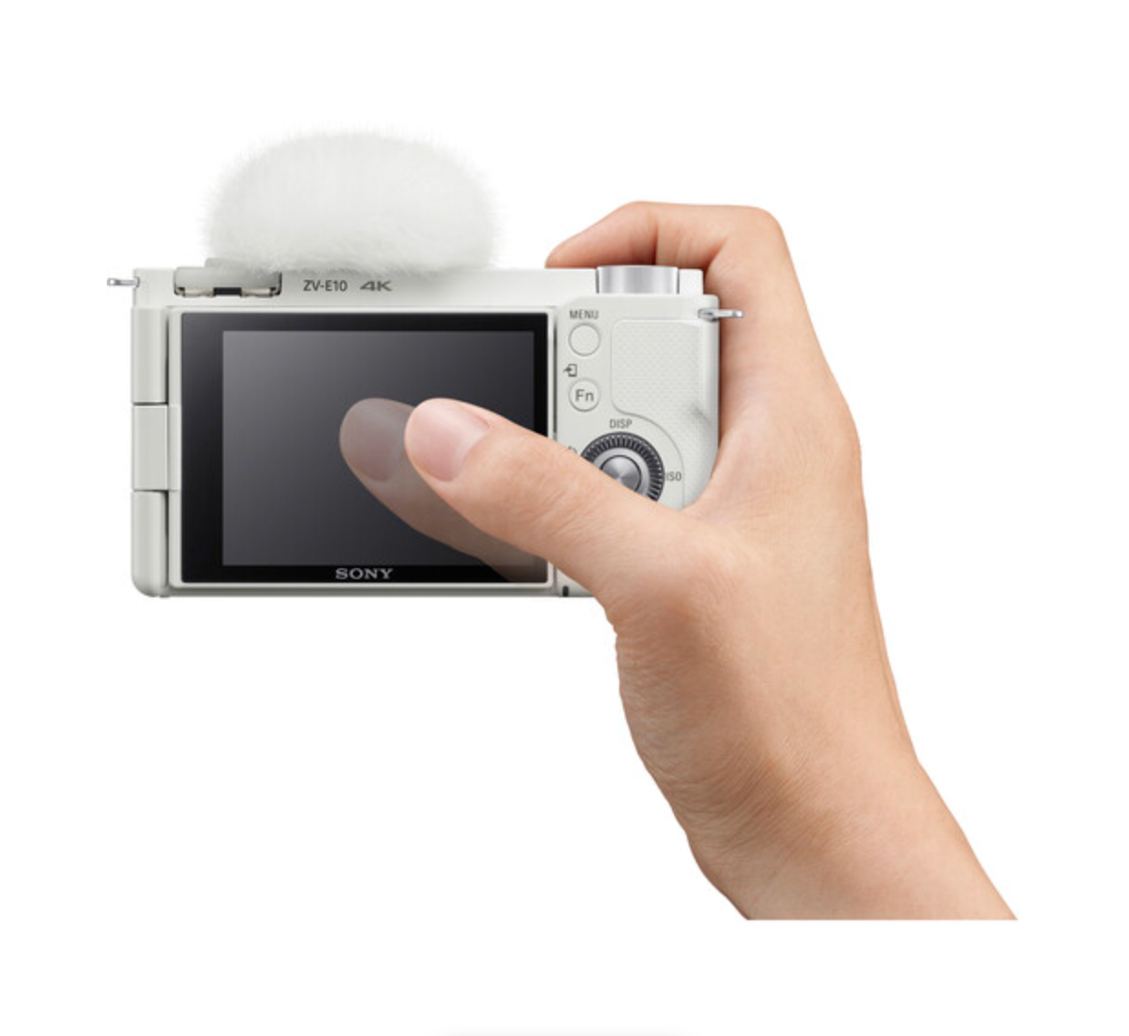 Sony ZV-E10 Mirrorless Camera with 16-50mm f/3.5-5.6 II Lens (White)