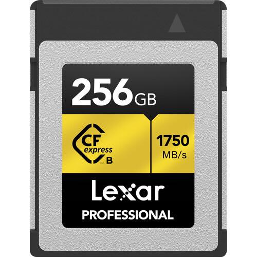 Lexar 256gb Professional CFexpress Type B Card GOLD Series