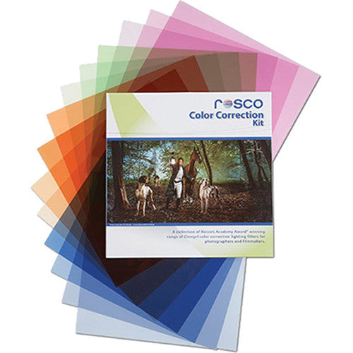 Shop Rosco Color Correction Gel Kit 12" x 12" Sheets by Visual Departures at B&C Camera