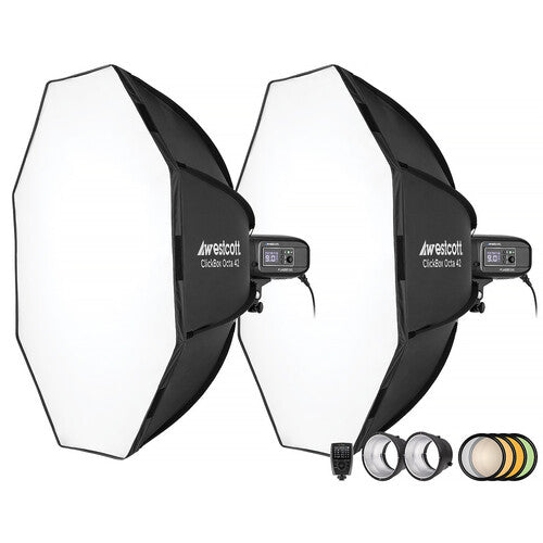 Shop Westcott FJ400-SE 400Ws Strobe with FJ-X3 M Universal Trigger (110V, US Power Cord 2-Light Kit) by Westcott at B&C Camera