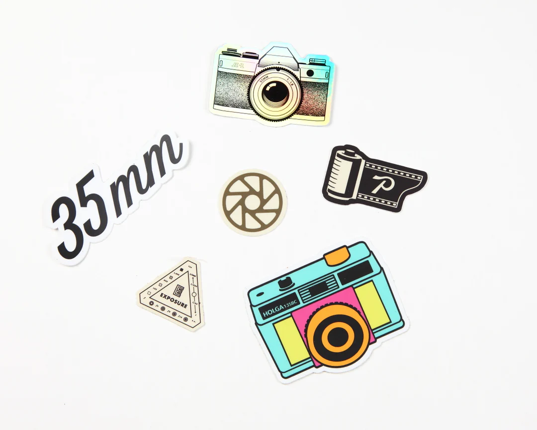 Shop Photogenic Supply Co. Film Lover's Sticker Pack (5-Piece) by Photogenic Supply Co. at B&C Camera