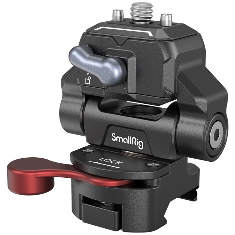 SmallRig 3601B Drop-In HawkLock Quick Release Monitor Mount with NATO Clamp & Locating Pins