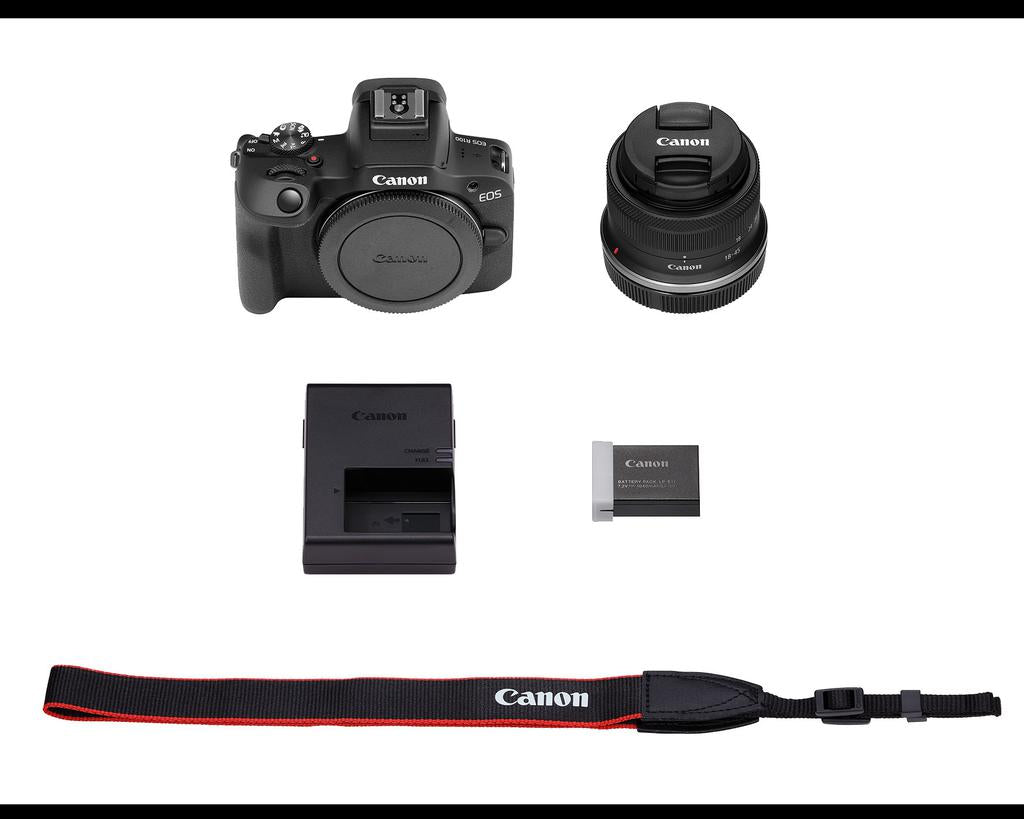 Canon EOS R100 with RF-S 18-45mm f4.5-6.3 IS STM Kit