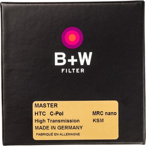 B+W High-Transmission MRC-Nano Master Circular Polarizer Filter (72mm) - B&C Camera