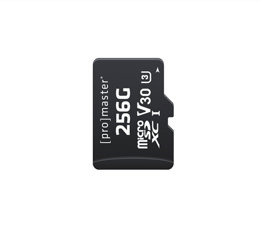 Shop Promaster Micro SDXC 256GB Advanced UHS-I V30 Memory Card by Promaster at B&C Camera