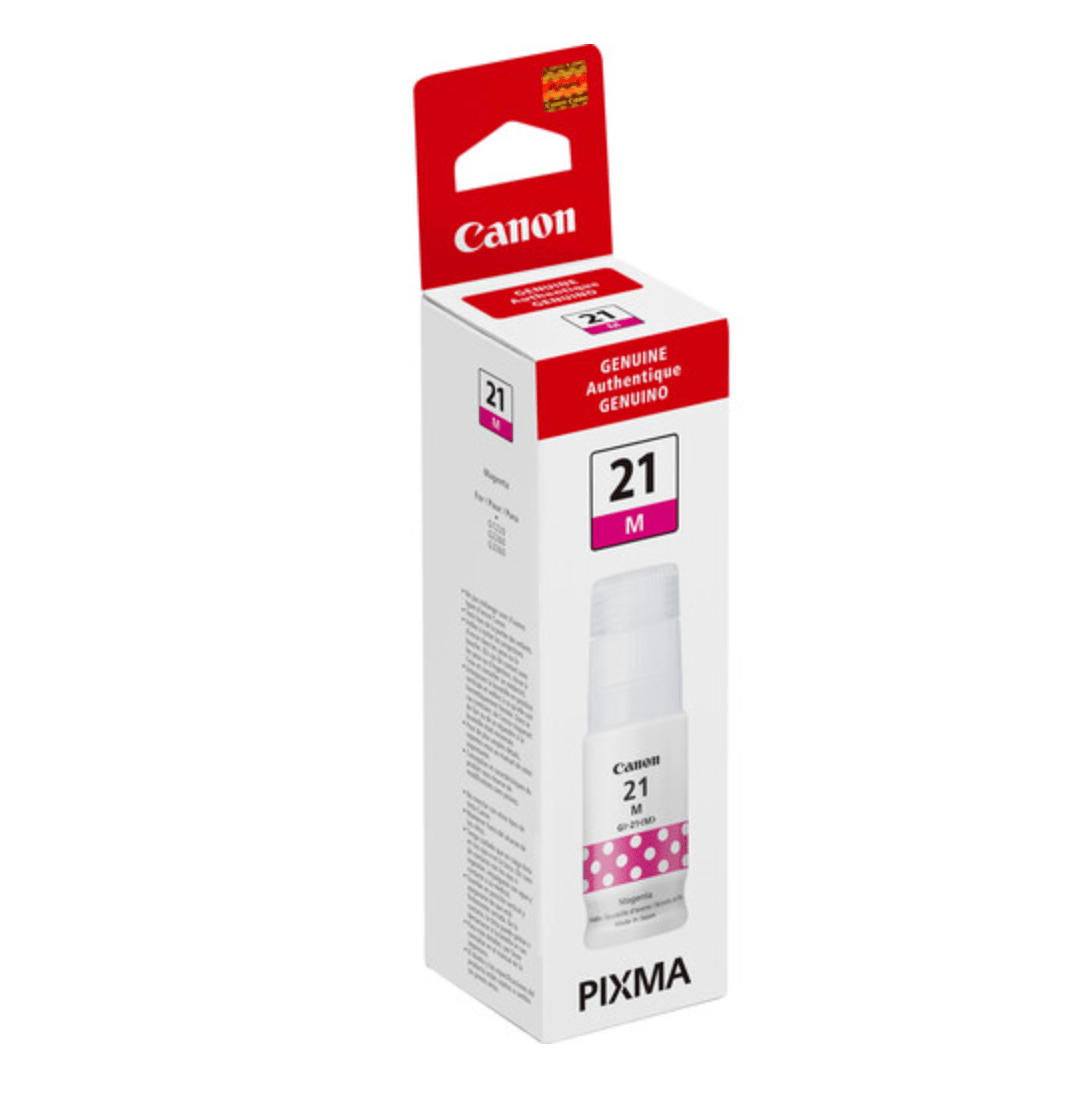 Shop Canon GI-21 Magenta Ink Bottle (70mL) by Canon at B&C Camera