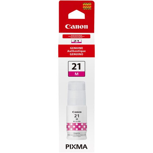 Shop Canon GI-21 Magenta Ink Bottle (70mL) by Canon at B&C Camera