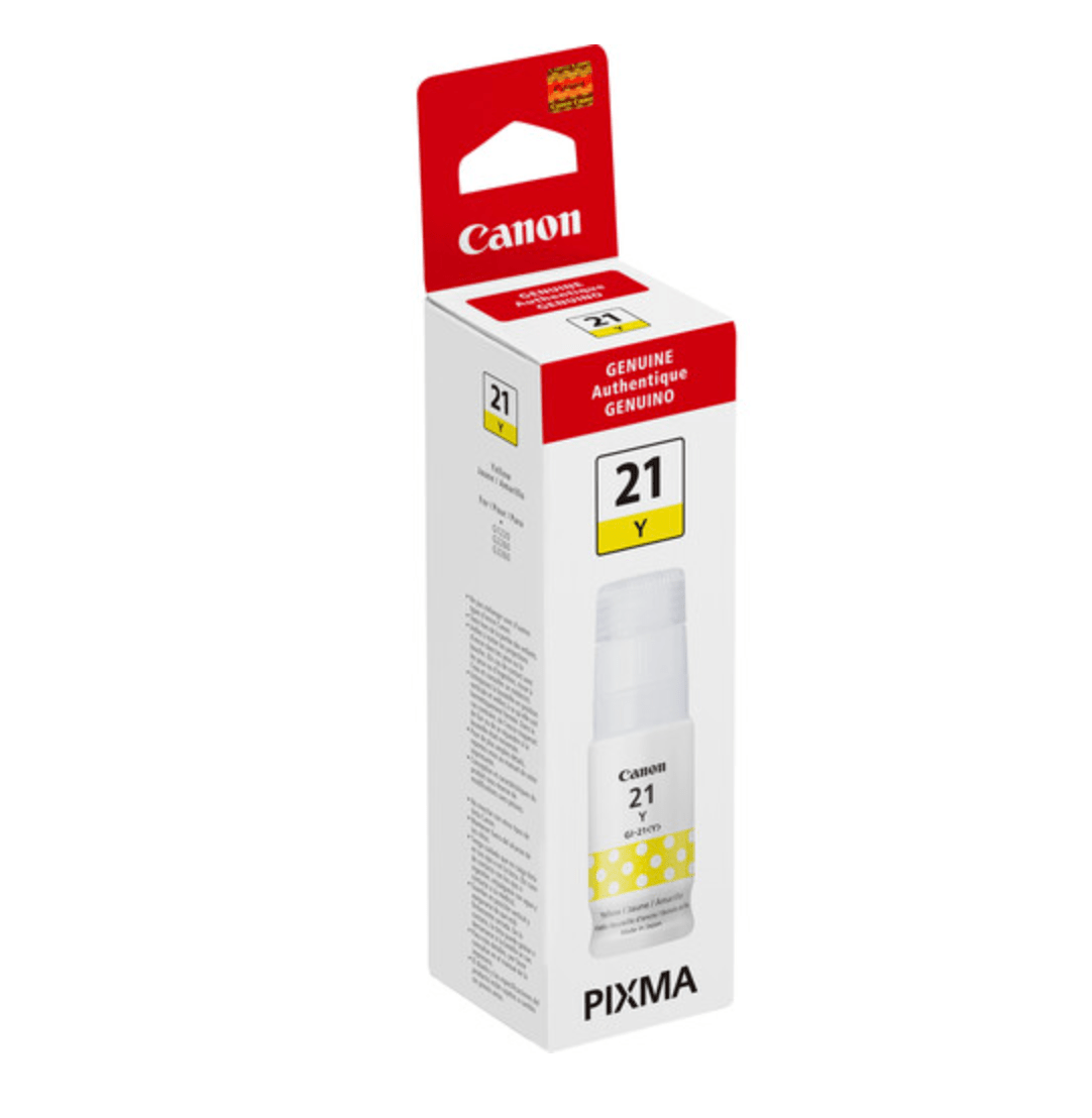Shop Canon GI-21 Yellow Ink Bottle (70mL) by Canon at B&C Camera