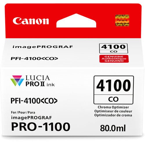 Shop Canon PFI-4100 Chroma Optimizer Pigment Ink Tank (80mL) by Canon at B&C Camera