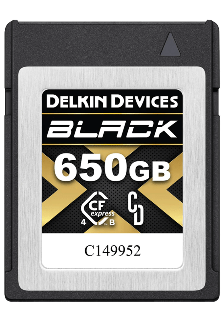 Delkin Black CFExpress 4.0 Type B - 650GB - B&C Camera