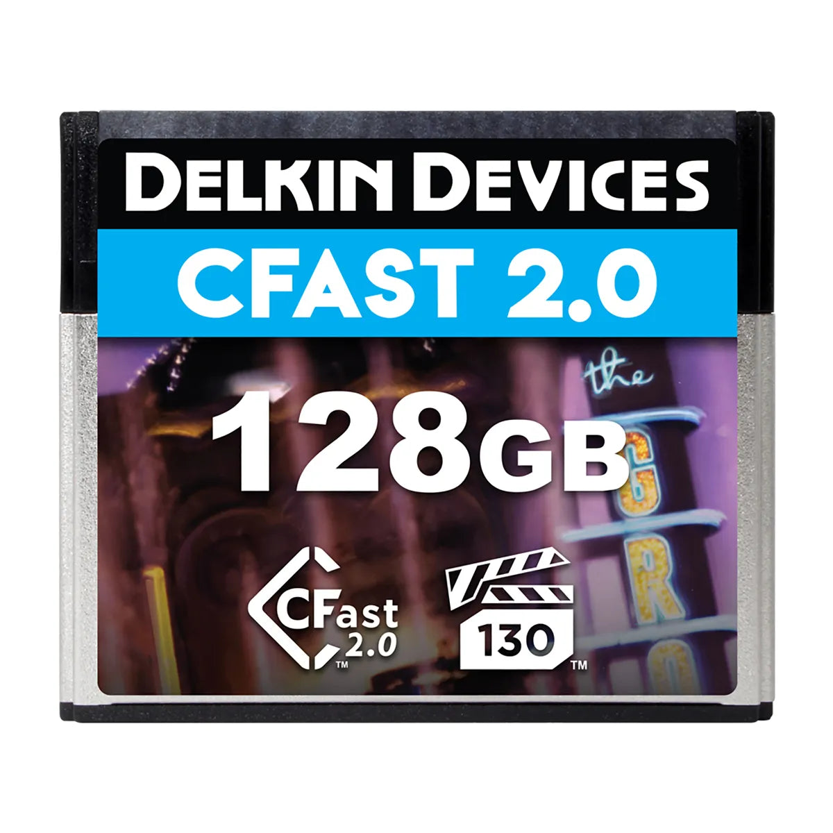 Delkin Devces 128GB CFAST 2.0 VPG-130 MEMORY CARD