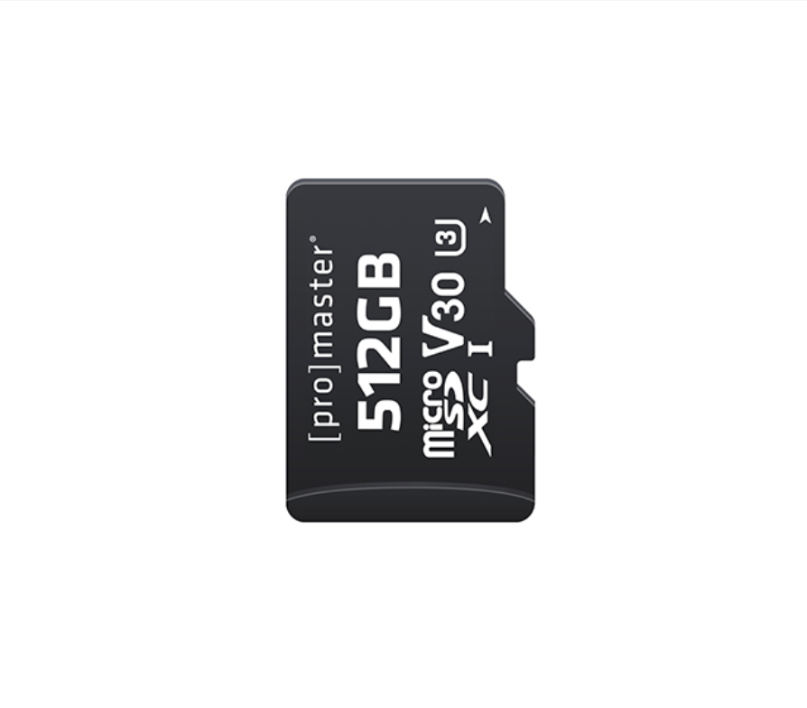 Shop Promaster Micro SDXC 512GB Advanced UHS-I V30 Memory Card by Promaster at B&C Camera