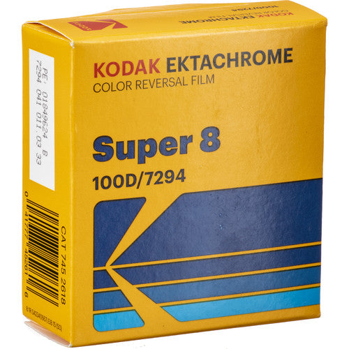 Shop Kodak Ektachrome 100D Color Transparency Film #7294 (Super 8, 50' Roll) by Kodak at B&C Camera
