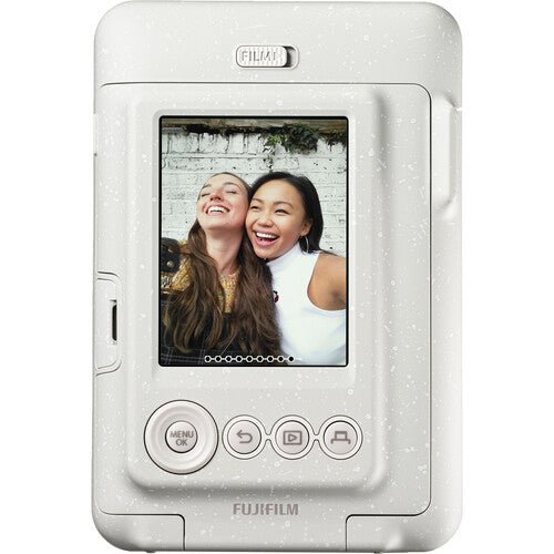 Shop FUJIFILM INSTAX MINI Liplay Hybrid Instant Camera (Misty White) by Fujifilm at B&C Camera
