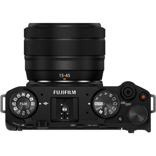Shop FUJIFILM X-M5 Mirrorless Camera with XC 15-45mm f/3.5-5.6 Lens (Black) by Fujifilm at B&C Camera