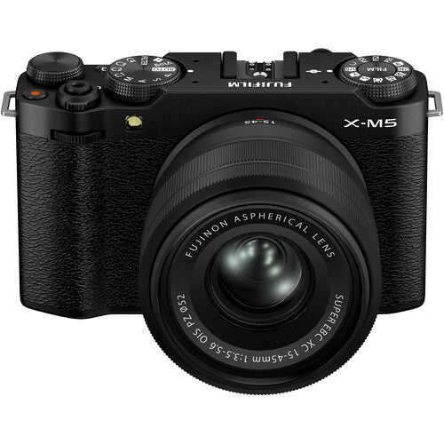 Shop FUJIFILM X-M5 Mirrorless Camera with XC 15-45mm f/3.5-5.6 Lens (Black) by Fujifilm at B&C Camera