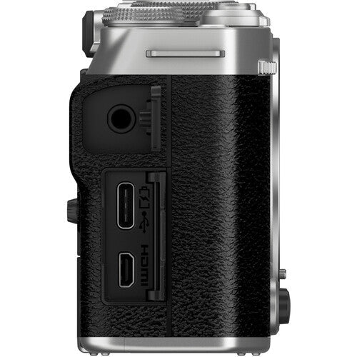 Shop FUJIFILM X-M5 Mirrorless Camera with XC 15-45mm f/3.5-5.6 Lens (Silver) by Fujifilm at B&C Camera