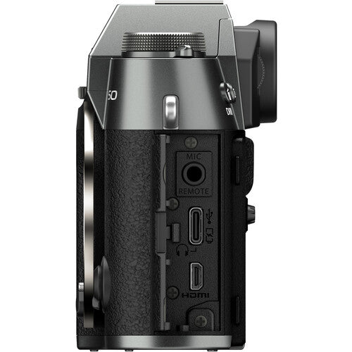 Shop FUJIFILM X-T50, CHARCOAL SILVER with XF16-50mmF2.8-4.8 R LM WR Lens Kit by Fujifilm at B&C Camera
