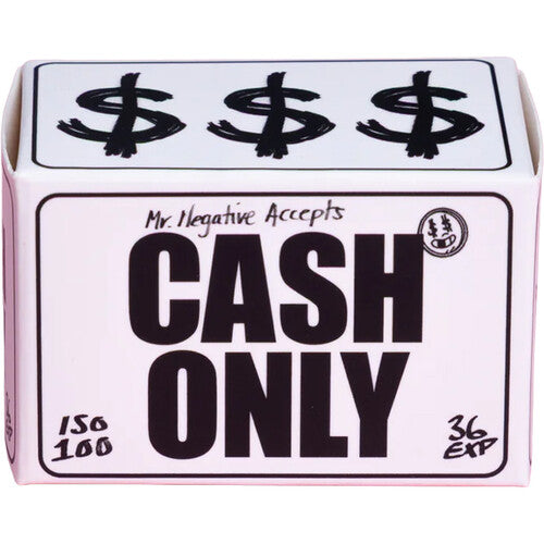 Mr. Negative Cash Only 100 Black and White Film (35mm Roll Film, 36 Exposures)
