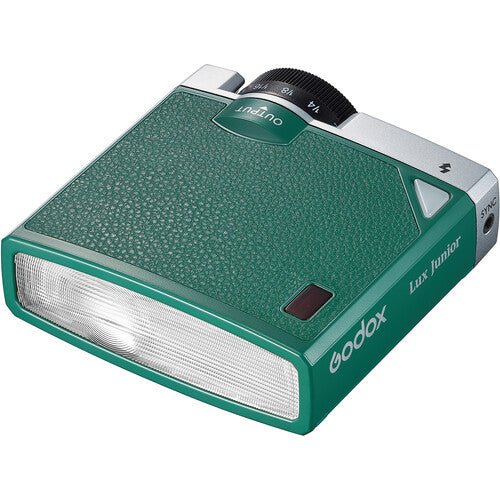 Shop Godox Lux Junior Retro Camera Flash (Dark Green) by Godox at B&C Camera