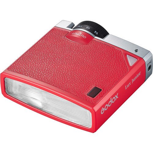 Shop Godox Lux Junior Retro Camera Flash (Red) by Godox at B&C Camera