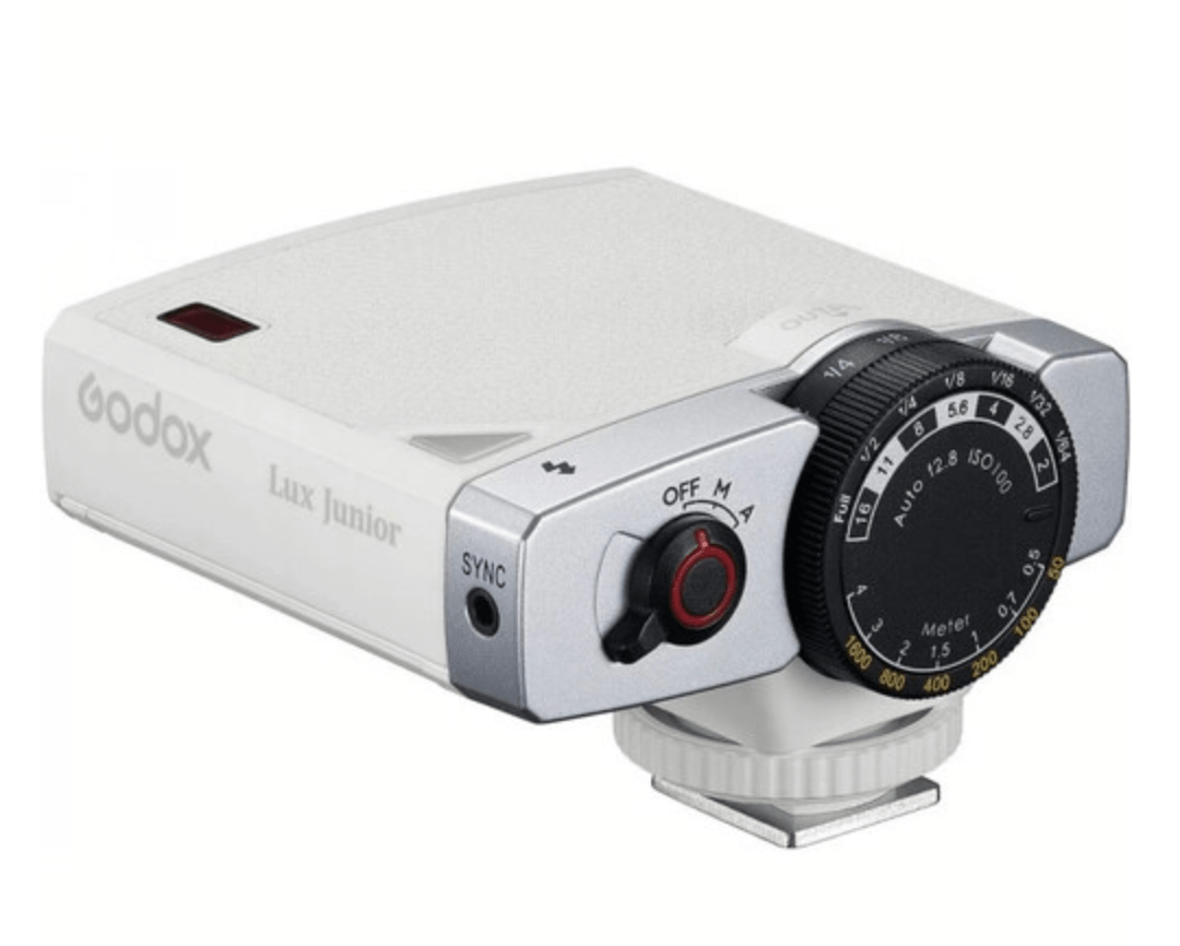 Godox Lux Junior Retro Camera Flash (White)