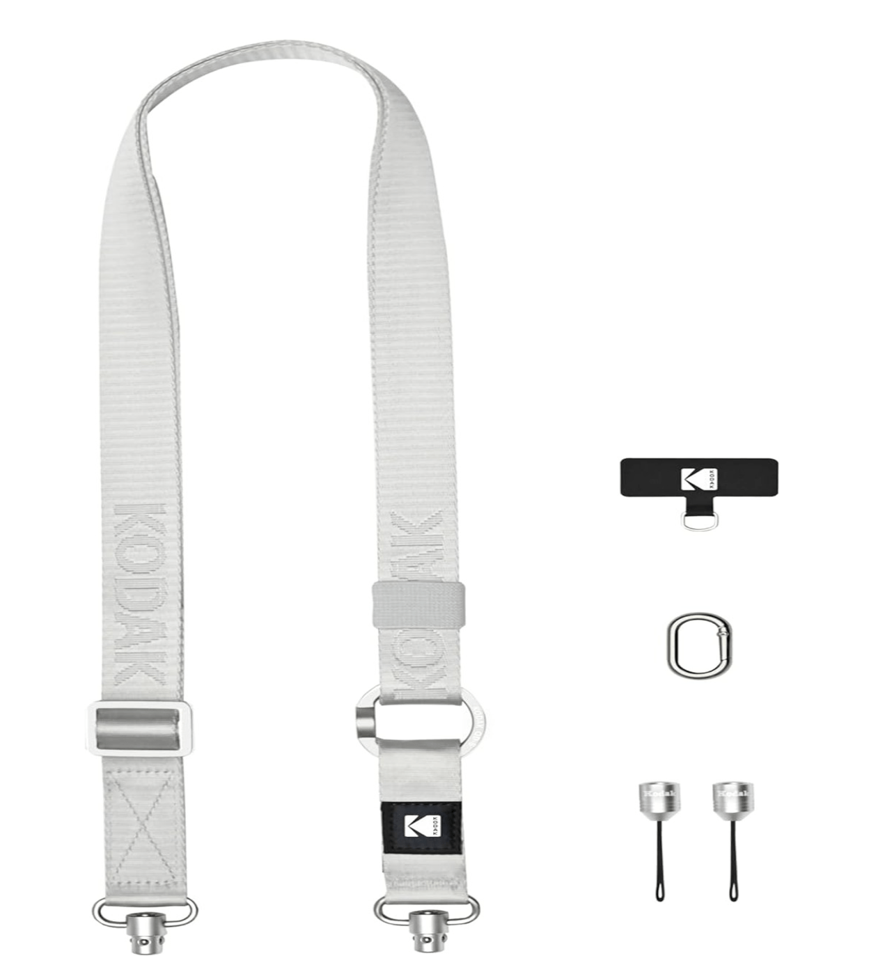 KODAK Multi - Purpose Camera Strap (Silver) - B&C Camera