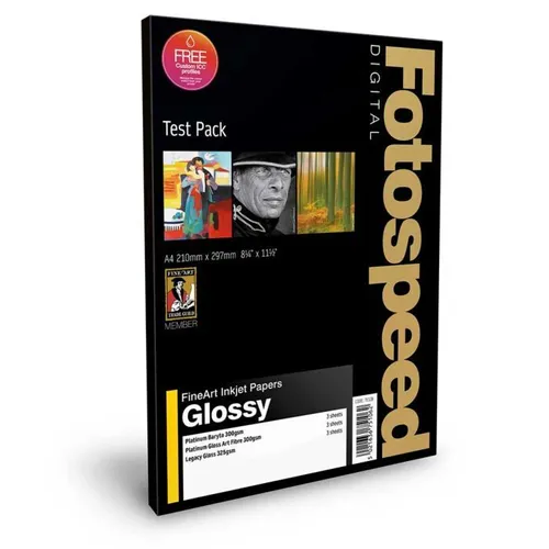 FotoSpeed Fine Art Glossy A4 Test Pack