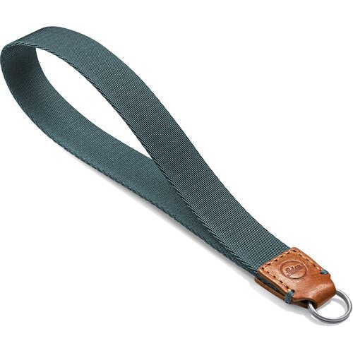 Shop Leica Leather Wrist Strap (Cognac/Petrol) by Leica at B&C Camera