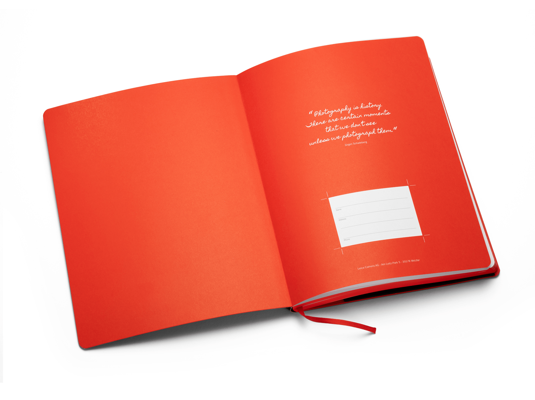 Shop Leica Notebook - Special Format in Black Diamond Leather by Leica at B&C Camera