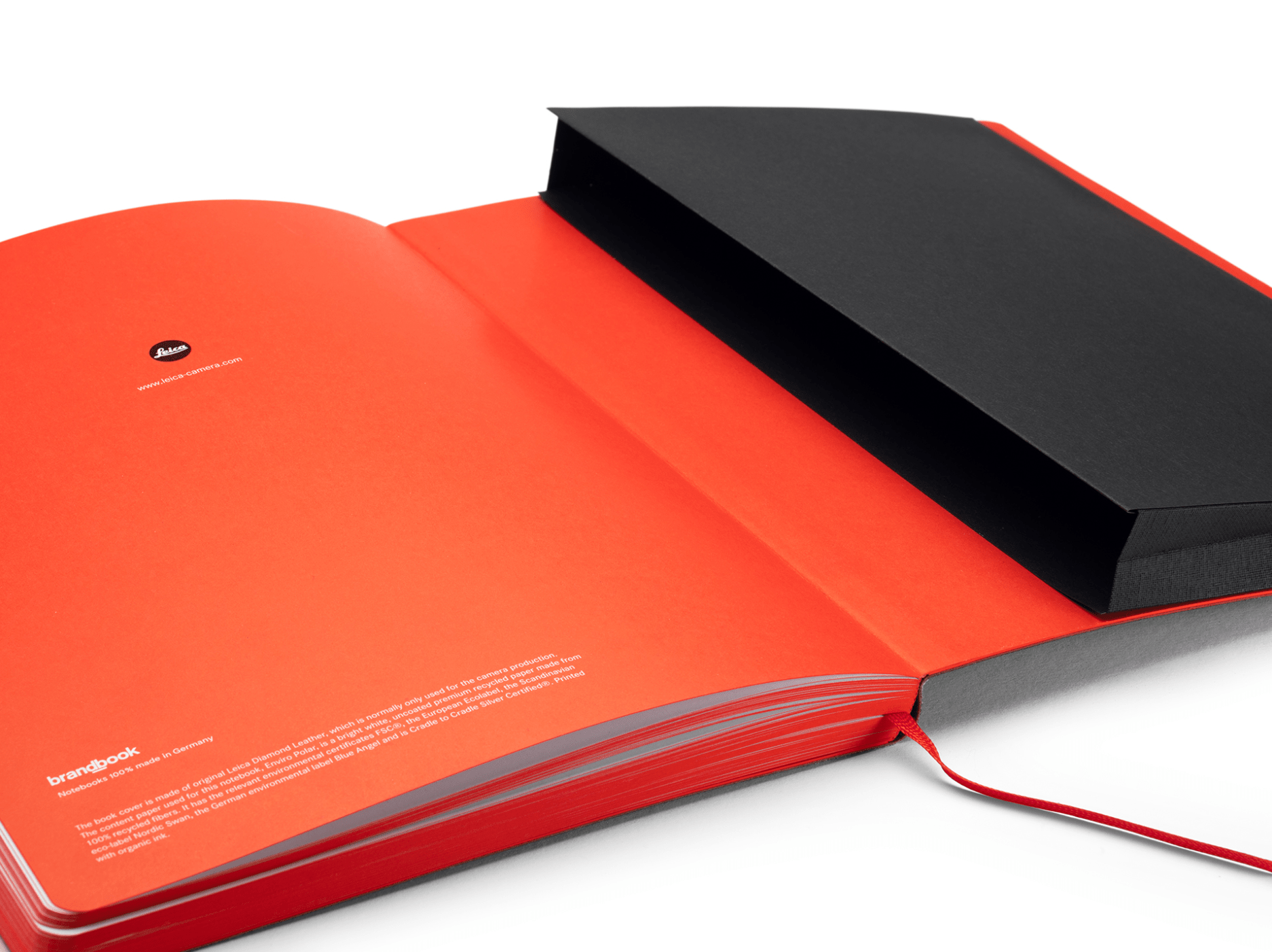Shop Leica Notebook - Special Format in Black Diamond Leather by Leica at B&C Camera
