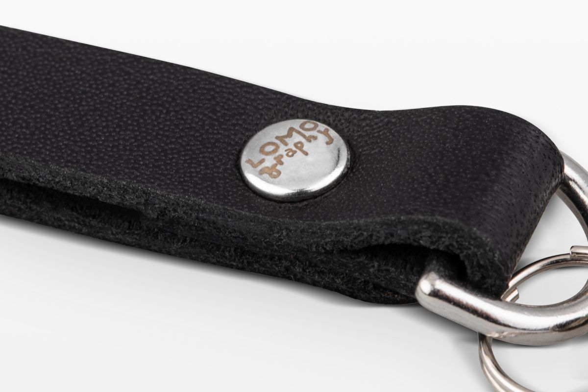 Lomography Black Leather Wrist Strap - B&C Camera