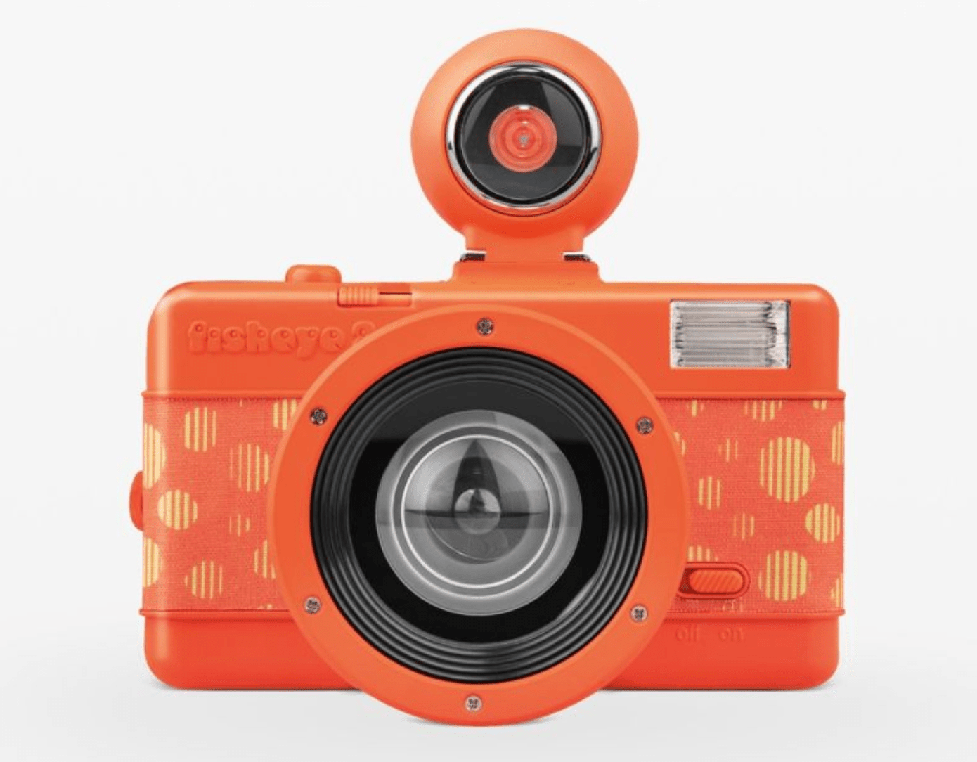 Shop Lomography Fisheye No. 2 Papaya Pop 35 mm Camera by lomography at B&C Camera