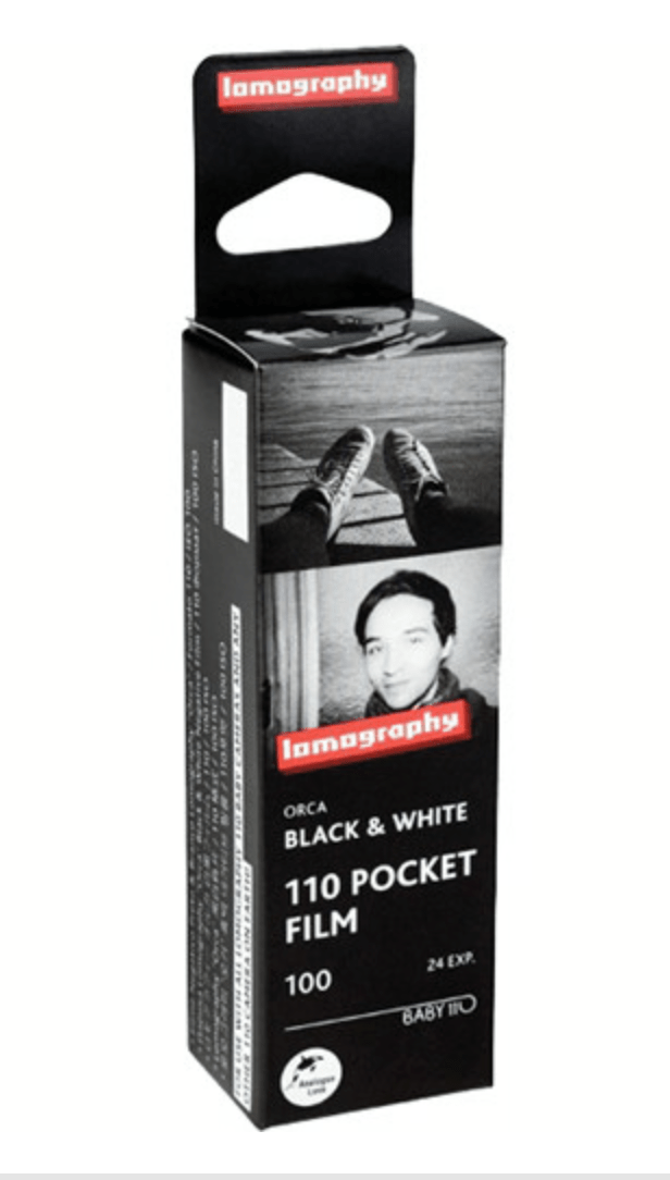 Lomography Orca Black and White Negative Film (110 Cartridge, 24 Exposures) - B&C Camera