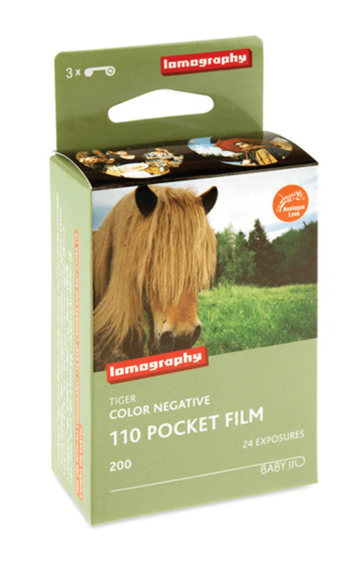 Shop Lomography Tiger Color Negative Film (110 Cartridge, 24 Exposures, 3 Pack) by lomography at B&C Camera