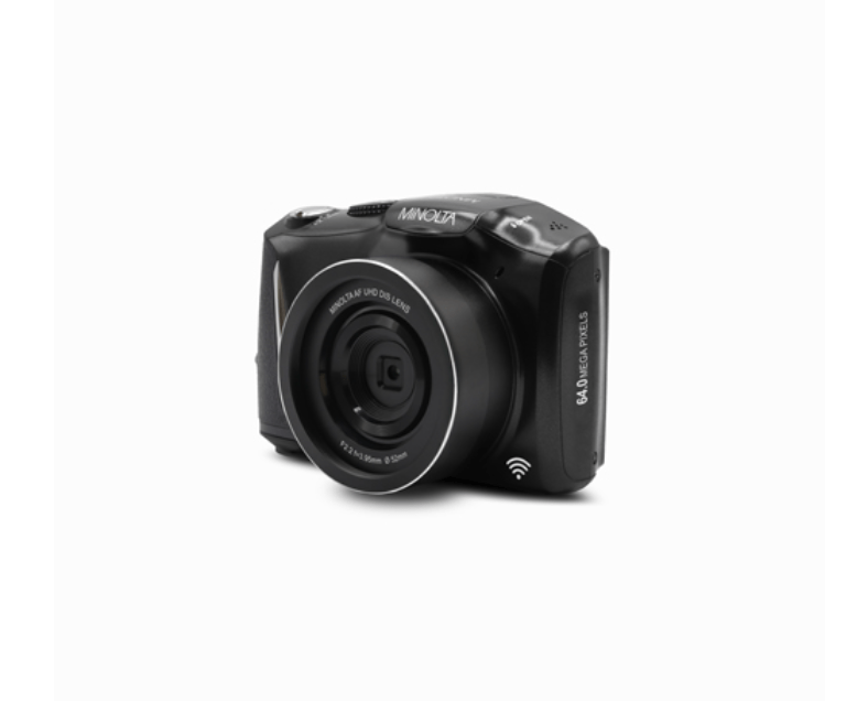 Shop MINOLTA MND55 64 MP Autofocus / 4K Ultra HD Camera w/WiFi (Black) by Minolta at B&C Camera