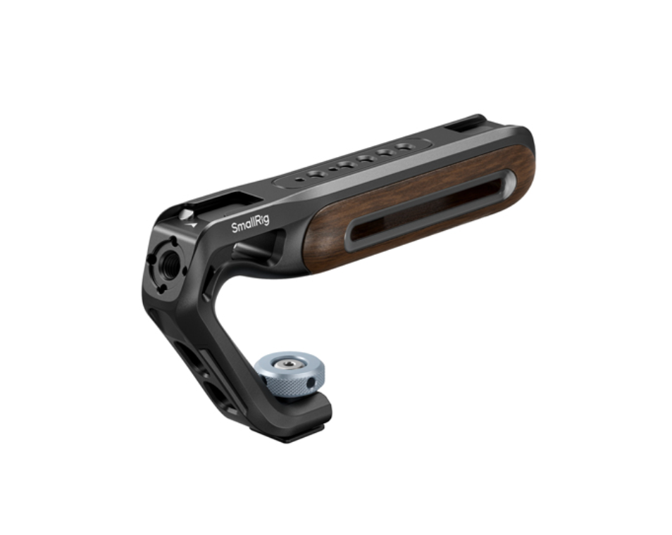 Shop SmallRig Wooden Top Handle with Cold Shoe Mount by SmallRig at B&C Camera